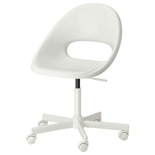 IKEA LOBERGET / MALSKÄR swivel chair, white , IKEA Sale | 56234GBDP