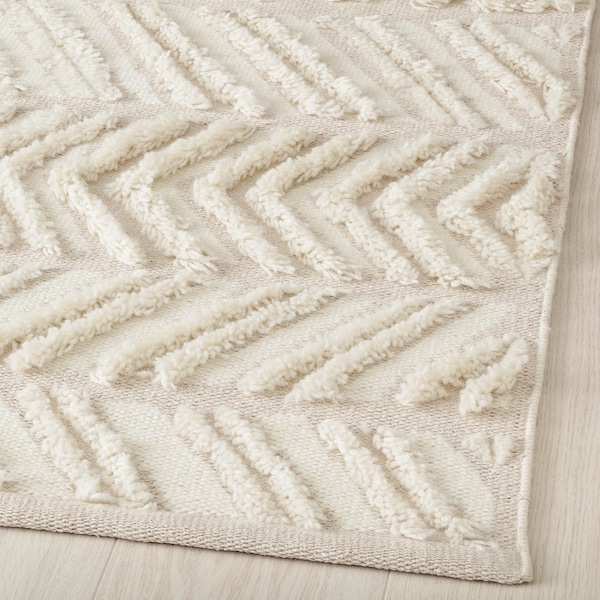 IKEA LOKALGATA rug, flatwoven, beige, 5'7 inx7'10 in , IKEA Sale | 95412MXWK