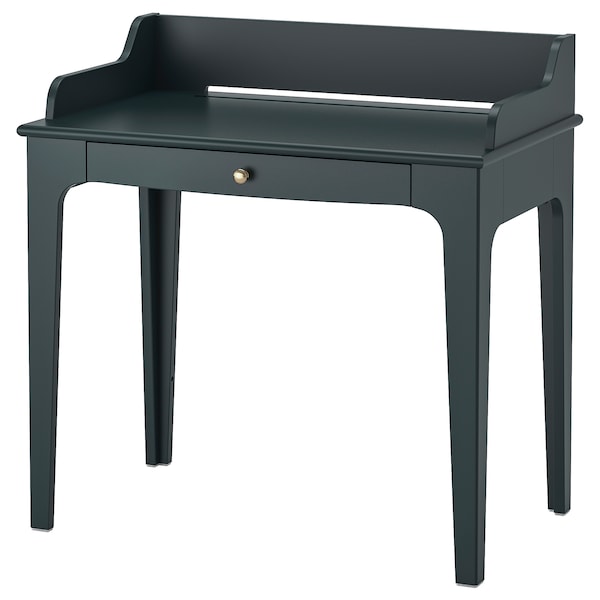 IKEA LOMMARP Desk, dark blue-green, 35  3/8x21  1/4 in , IKEA Sale | 02816AXTJ