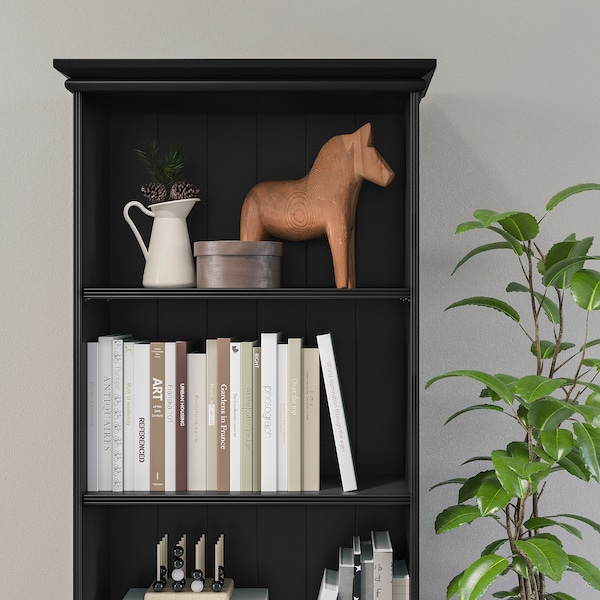 IKEA LOMMARP bookcase, black, 25 5/8x78 3/8 in , IKEA Sale | 71520AVOB