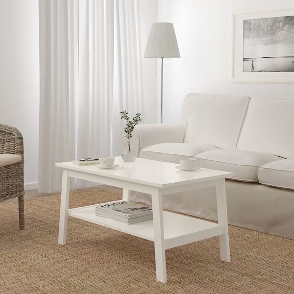 IKEA LUNNARP Coffee table, white, 35  3/8x21  5/8 in , IKEA Sale | 04631ULHR