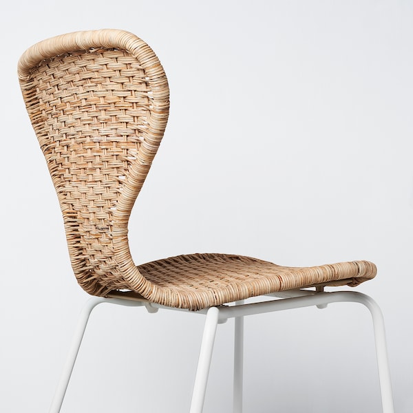 IKEA ÄLVSTA chair, handmade rattan/Sefast white , IKEA Sale | 43197WBDP