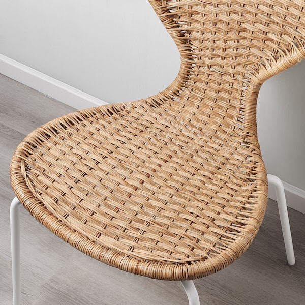 IKEA ÄLVSTA chair, handmade rattan/Sefast white , IKEA Sale | 43197WBDP