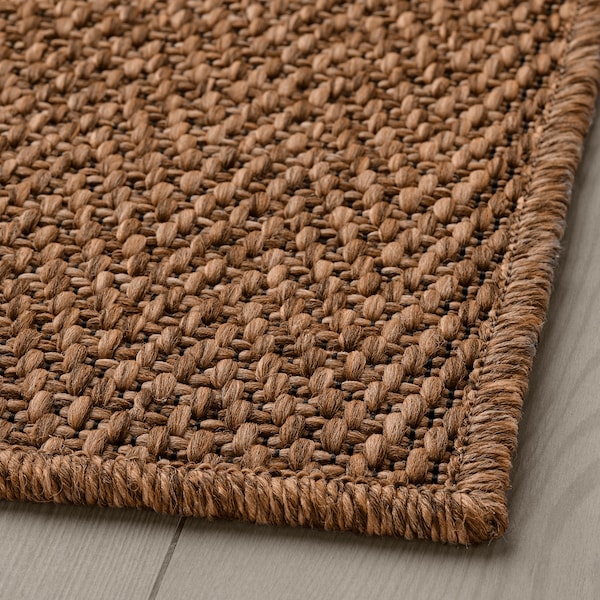 IKEA LYDERSHOLM rug flatwoven, in/outdoor, medium brown, 5'3 inx7'7 in , IKEA Sale | 26915ZLJS