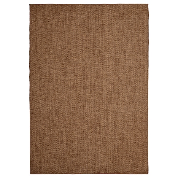 IKEA LYDERSHOLM rug flatwoven, in/outdoor, medium brown, 5\'3 inx7\'7 in , IKEA Sale | 26915ZLJS