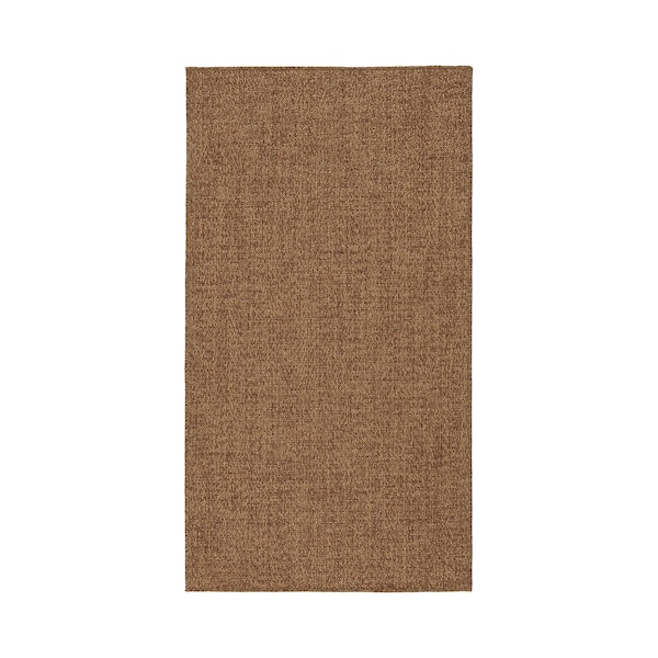 IKEA LYDERSHOLM rug flatwoven, in/outdoor, medium brown, 2\'7 inx4\'11 in , IKEA Sale | 93845LZDU