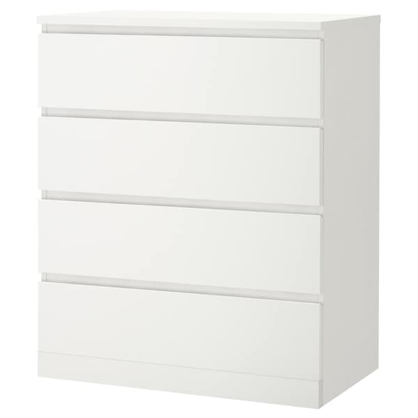 IKEA MALM 4-drawer chest, white, 31 1/2x39 3/8 in , IKEA Sale | 37250GXPU