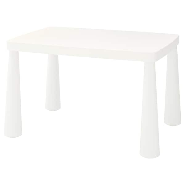 IKEA MAMMUT Children\'s table, indoor/outdoor white, 30  3/8x21  5/8 in , IKEA Sale | 50136BZXL