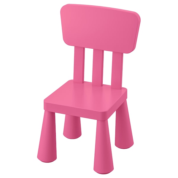 IKEA MAMMUT children\'s chair, indoor/outdoor/pink , IKEA Sale | 13540PACZ