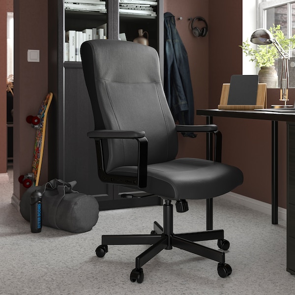 IKEA MILLBERGET swivel chair, Murum black , IKEA Sale | 37291FQHG