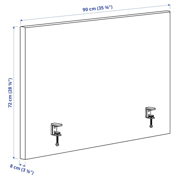 IKEA MITTZON acoustic screen for desk, Gunnared beige, 35 3/8x28 3/8 in , IKEA Sale | 49263MCDU