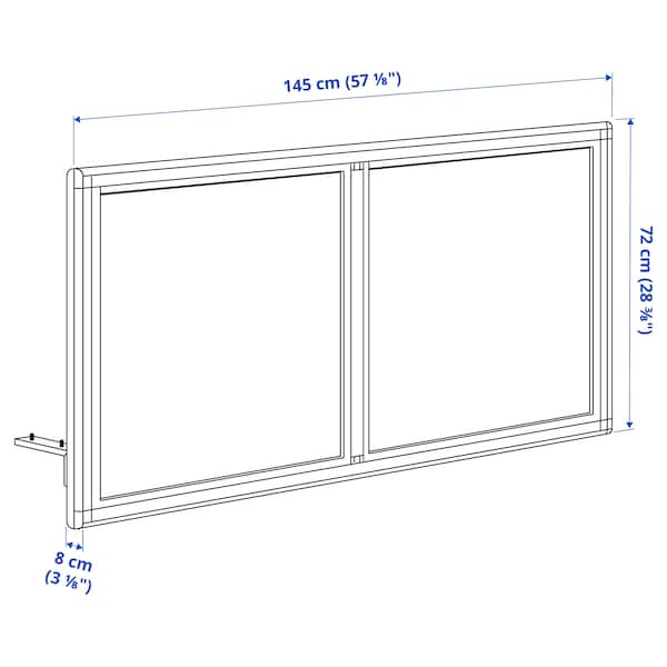 IKEA MITTZON acoustic screen for desk, Gunnared beige, 57 1/8x28 3/8 in , IKEA Sale | 75629UQXM