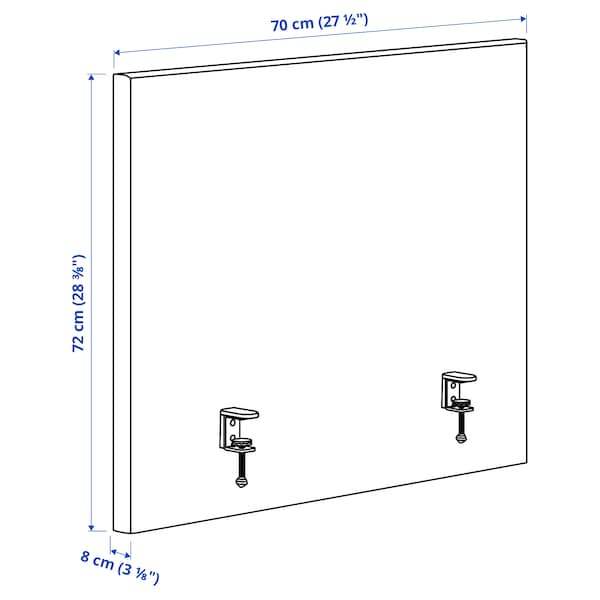 IKEA MITTZON acoustic screen for desk, Gunnared beige, 27 1/2x28 3/8 in , IKEA Sale | 30492VUAF