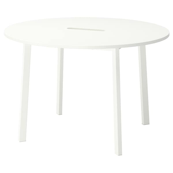 IKEA MITTZON conference table, round/white, 47 1/4x29 1/2 in , IKEA Sale | 17236TOMD