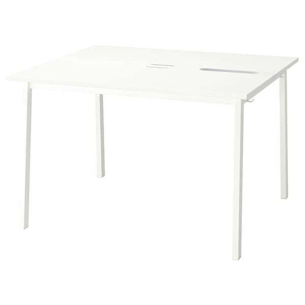 IKEA MITTZON conference table, white, 47 1/4x42 1/2x29 1/2 in , IKEA Sale | 71608DAHW