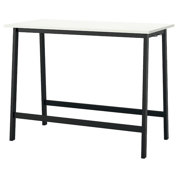 IKEA MITTZON conference table, white/black, 55 1/8x26 3/4x41 3/8 in , IKEA Sale | 19025TEDU