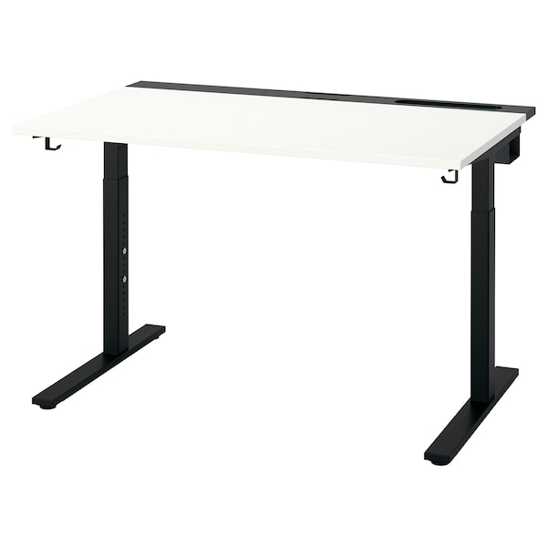 IKEA MITTZON desk, white/black, 47 1/4x31 1/2 in , IKEA Sale | 09516ITMN