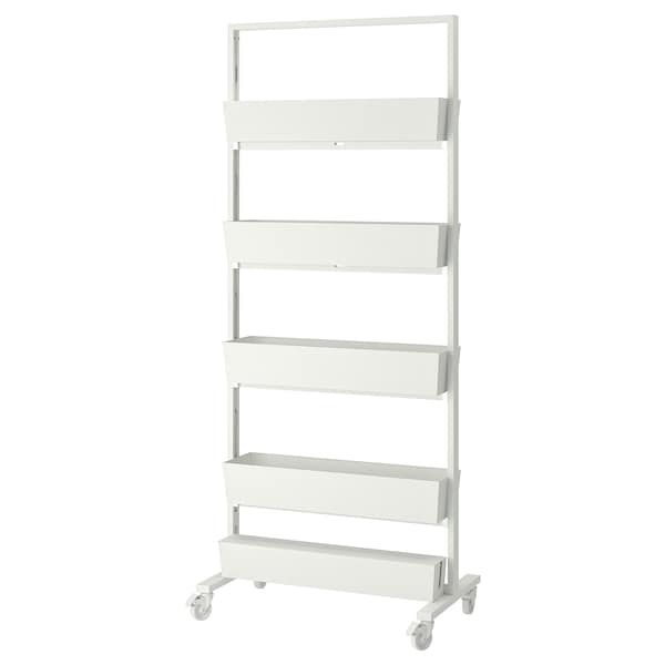 IKEA MITTZON frame w castors/container/cable box, white, 33 1/2x80 3/4 in , IKEA Sale | 54632CDQZ