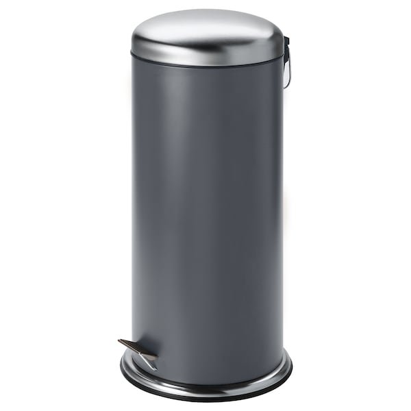 IKEA MJÖSA pedal bin, dark gray, 8 gallon , IKEA Sale | 31597UVFR