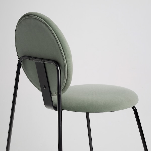 IKEA MÅNHULT chair, black/Hakebo gray-green , IKEA Sale | 31592MGSL