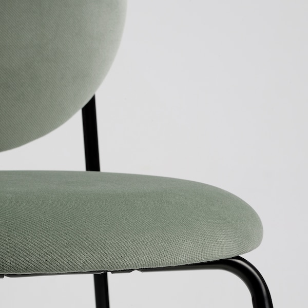 IKEA MÅNHULT chair, black/Hakebo gray-green , IKEA Sale | 31592MGSL