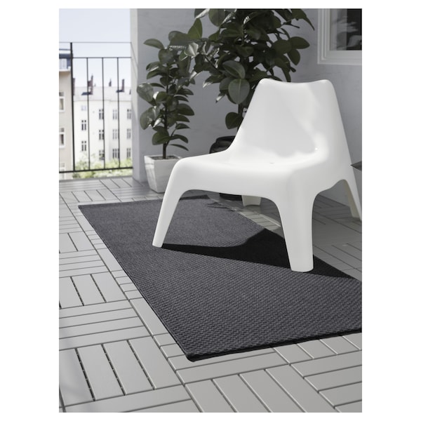 IKEA MORUM Rug flatwoven, in/outdoor, indoor/outdoor dark gray , IKEA Sale | 03695YLPB