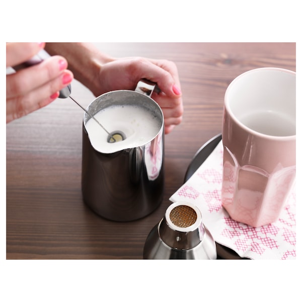 IKEA MÅTTLIG Milk-frothing jug, stainless steel , IKEA Sale | 46215BQNI