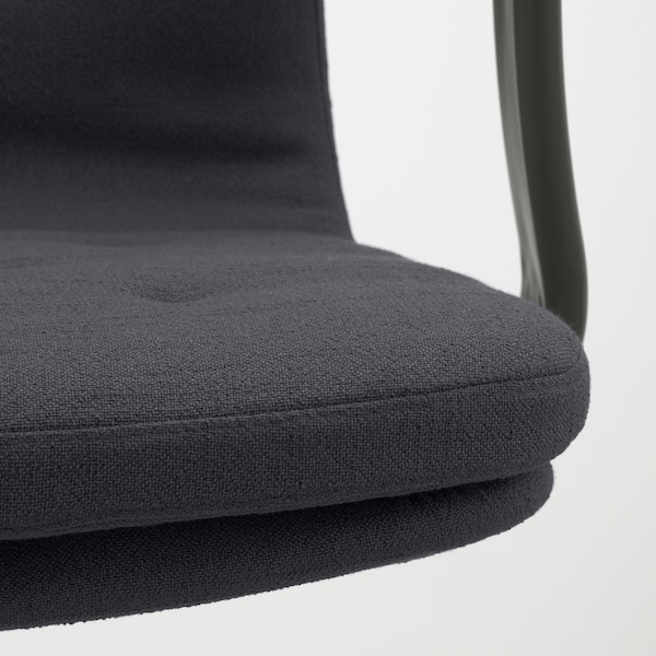 IKEA MULLFJÄLLET conference chair with casters, Naggen dark gray , IKEA Sale | 51093XSDV