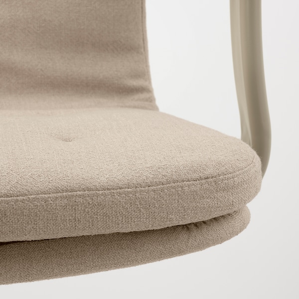 IKEA MULLFJÄLLET conference chair with casters, Naggen beige , IKEA Sale | 24175SOUW