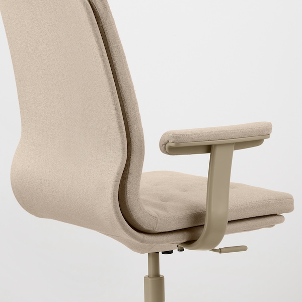 IKEA MULLFJÄLLET conference chair with casters, Naggen beige , IKEA Sale | 24175SOUW