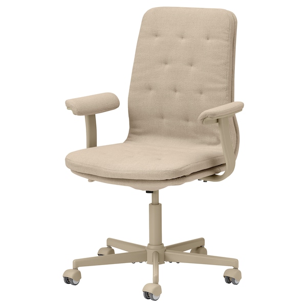 IKEA MULLFJÄLLET conference chair with casters, Naggen beige , IKEA Sale | 24175SOUW