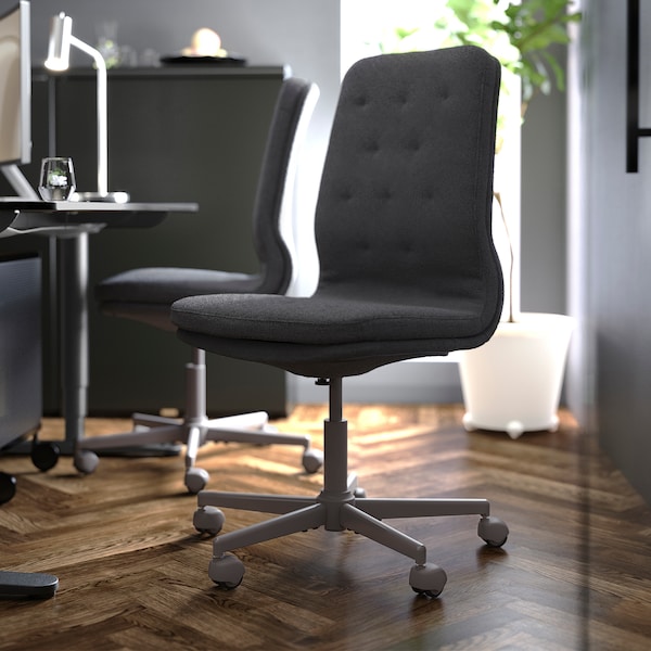 IKEA MULLFJÄLLET conference chair with casters, Naggen dark gray , IKEA Sale | 17564DOMS