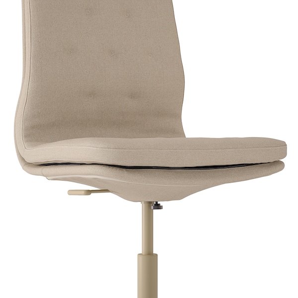 IKEA MULLFJÄLLET conference chair with casters, Naggen beige , IKEA Sale | 76431PRHX