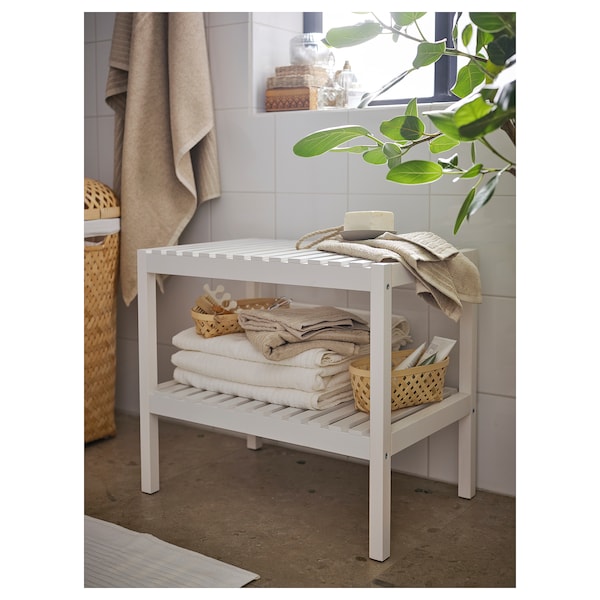 IKEA MUSKAN bench, white, 22 7/8x15 in , IKEA Sale | 74580DCFZ