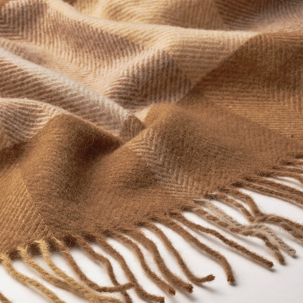 IKEA MYRULL throw, light brown, 51x67 in , IKEA Sale | 43750PVCK