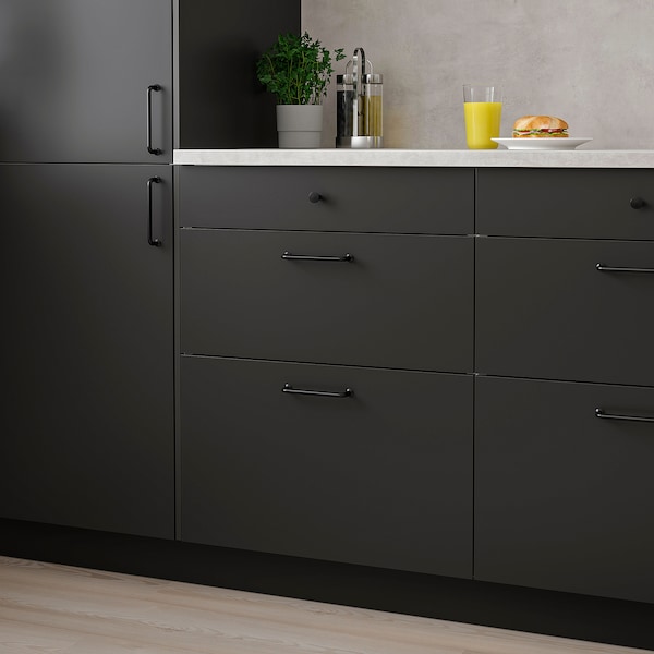 IKEA NICKEBO drawer front, matte anthracite, 30x15 in , IKEA Sale | 23856XDBF