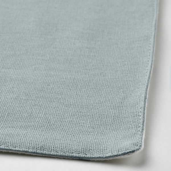 IKEA NISSÖGA place mat, white/light blue, 17 ¾x13 ¾ in , IKEA Sale | 12679UESG