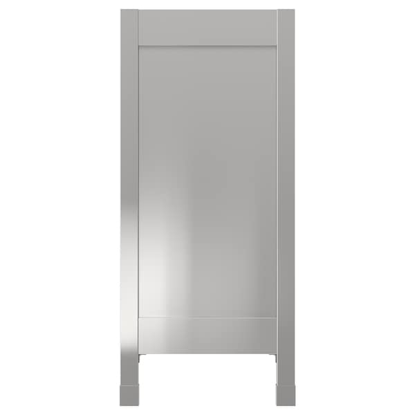 IKEA NOGSTA cover panel with legs, stainless steel, 15x35 in , IKEA Sale | 34658KAYC