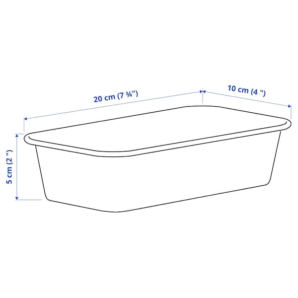 IKEA NOJIG organizer, plastic/beige, 4x7 ¾x2 in , IKEA Sale | 47158PNCH