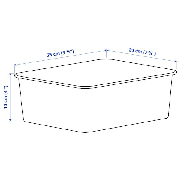 IKEA NOJIG organizer, plastic/beige, 7 ¾x9 ¾x4 in , IKEA Sale | 23607SXHE