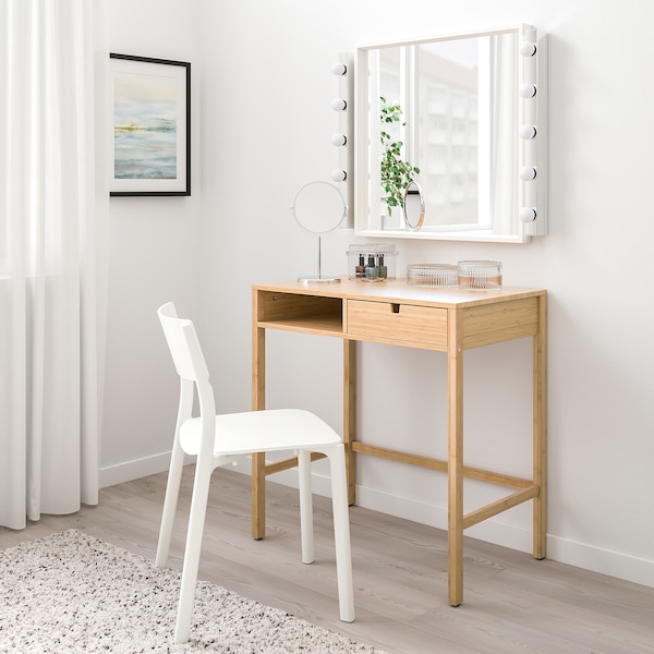 IKEA NORDKISA Dressing table, bamboo , IKEA Sale | 13987VULM