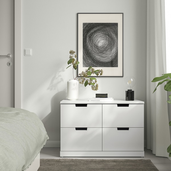 IKEA NORDLI 4-drawer dresser, white, 31 1/2x20 7/8 in , IKEA Sale | 70631SORL