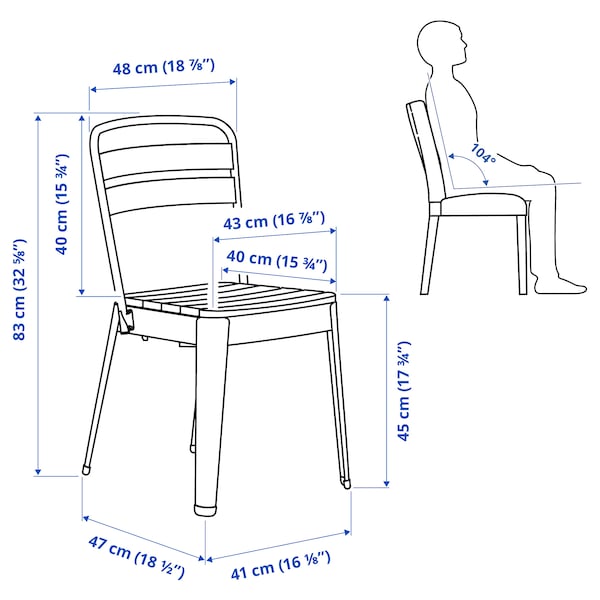 IKEA NORRMANSÖ chair, outdoor, indoor/outdoor beige/acacia , IKEA Sale | 40569MNCG