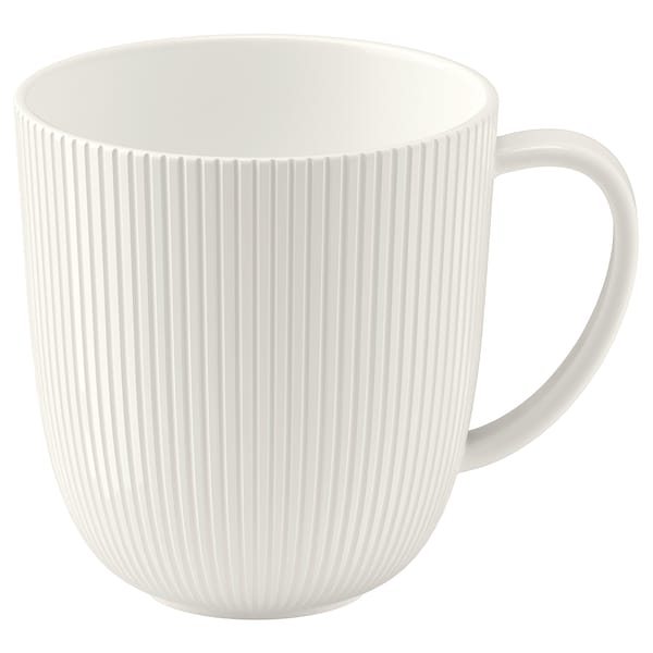 IKEA OFANTLIGT mug, white, 10.5 oz , IKEA Sale | 14980COSX