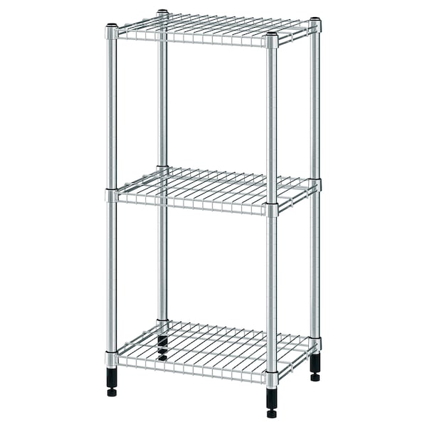 IKEA OMAR Shelf unit, galvanized, Width: 18  1/8 in , IKEA Sale | 17345JGOA