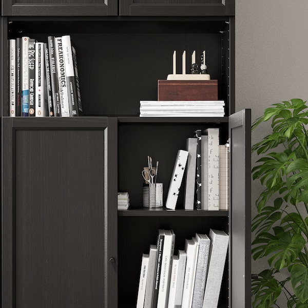 IKEA OXBERG door, black oak effect, 15 3/4x38 1/4 in , IKEA Sale | 49025EOYK