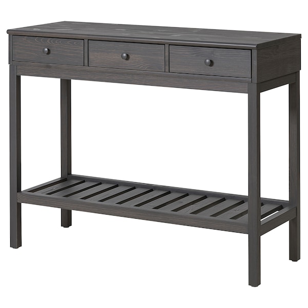 IKEA PANGET console table, dark gray/stained, 41 3/4x16 1/2 in , IKEA Sale | 71984FKPR