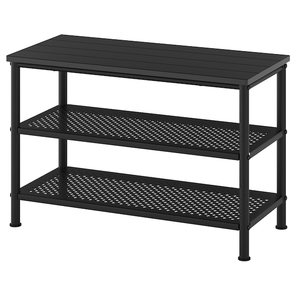 IKEA PINNIG bench with shoe storage, black, 31 1/8x13 3/4x20 1/2 in , IKEA Sale | 01674BRYV