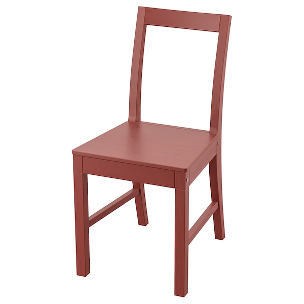 IKEA PINNTORP chair, red stained , IKEA Sale | 79024SRGW