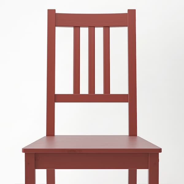 IKEA PINNTORP chair, red stained , IKEA Sale | 87306OHTA